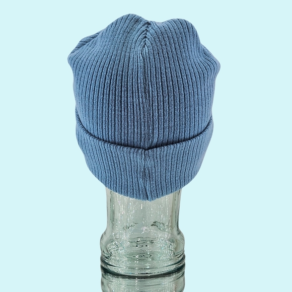 Stitch & Angel Hat Beanie Blue & Pink Cuffed Knit Lilo & Stitch Bioworld Gift - Picture 6 of 13